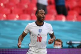 Raheem Sterling a marcat trei dintre cele patru goluri ale Angliei de la Euro 2020