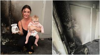 O proaspătă mămică a pierdut totul după o explozie provocată de o lumânare, în UK