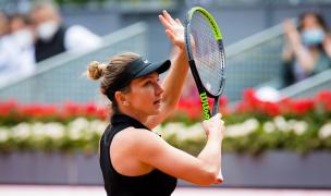Simona Halep a revenit pe teren după accidentare