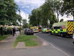 Imagini de la faţa locului