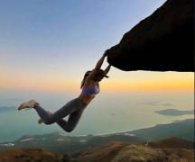 Poze cu Sofia Cheung, în timpul aventurilor ei în natura