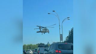 Reactia MApN după aterizarea forţată a elicopterului american, în centrul Capitalei. Parchetul militar a deschis dosar penal