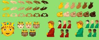 Noi emoji-uri introduse pentru a marca egalitatea de gen şi rasă. Bărbatul gravid va fi reprezentat printr-o figurină proprie