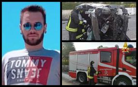 Iulian Adrian a murit la 26 de ani, într-un cumplit accident în Italia, după ce maşina în care se afla a zburat pur şi simplu de pe şosea