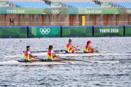 Antrenamente ale canotorilor români, pe Sea Forest Waterway