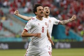 Thomas Delaney a deschis scorul pentru Danemarca