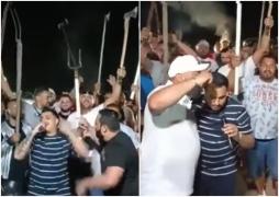 Amenzi de 16.000 de lei pentru petrecăreții înarmați cu furci și topoare.