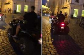 S-au plimbat cu ATV-urile în zona pietonală din centrul Timişoarei