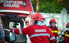 Carambol cu patru mașini și șapte persoane implicate, între care doi copii, la Feldioara. Traficul, complet blocat