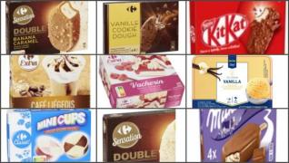 Tipuri de inghetata retrase de la vânzare de Metro, Carrefour şi Auchan