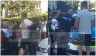 Scandal în fața unui bar din Botoșani. O polițistă a fost lovită cu pumnul în față de un tânăr recalcitrant
