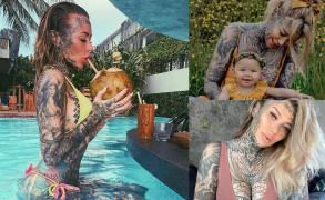 Becky Holt, considerată drept „cea mai tatuată femeie din Marea Britanie”