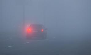 ceata pe autostradă