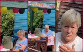 „Dumnezeule, îmi vine să plâng”! Un fiu devastat de durere după ce şi-a văzut mama părăsită de toţi prietenii la propria sa aniversare