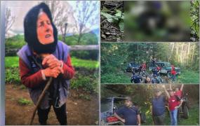 Bătrânica de 87 de ani, dată dispărută în Borşa, a fost găsită moartă într-o pădure