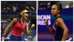 Leylah Fernandez (dreapta) şi Emma Răducanu se înfruntă pentru prima dată în carieră direct în finala US Open 2021