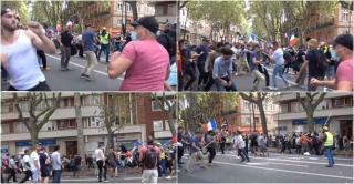 Proteste degenerate în violenţe, la Paris