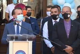 Florin Cîţu a deschis anul şcolar alături de Piedone