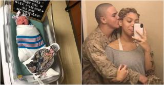 Soția unui soldat american, mort în Afganistan, şi-a numit bebeluşul în cinstea celui căzut la datorie