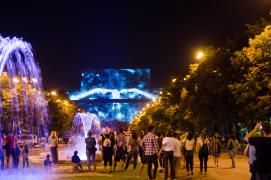 Spectacol de lumini şi proiecţii 3D, în centrul Capitalei. Restricţii de circulaţie pentru organizarea iMapp Bucharest 2021