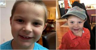 Un băieţel de şase ani, care a fost lovit în cap de o bucată de metal proiectată de maşina de tuns iarbă, luptă acum să trăiască