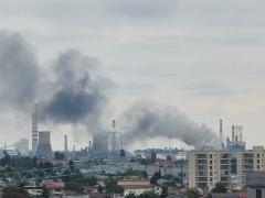 Incendiu la Rafinăria Petrotel Lukoil din Ploieşti. Nu sunt raportate victime, focul a fost lichidat