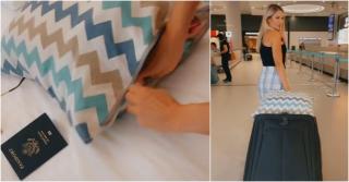 O tânără rusoaică face furori pe TikTok după ce a dezvăluit trucul prin care transportă bagaje suplimentare în avion