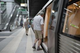 Un tren s-a defectat în stația de metrou Grivița. Circulația pe Magistrala 4, în sistem pendulă