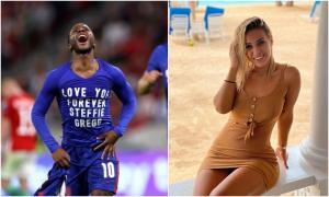 Raheem Sterling i-a dedicat un gol prietenei sale Steffie Gregg