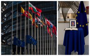 David Sassoli a murit. Steagurile UE de la Bruxelles au fost coborâte în bernă, moment emoționant pe treptele Parlamentului European