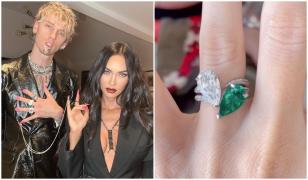 Megan Fox şi rapperul Machine Gun Kelly s-au logodit. "Am trecut împreună prin iad"