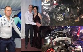 Filmul tragediei din Mehedinţi: Impactul a fost atât de puternic că ambele motoare au zburat din maşini