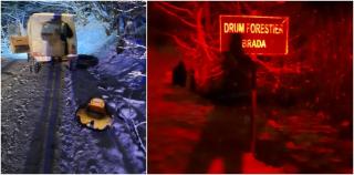 Un tânăr a murit după ce s-a dat pe zăpadă cu colacul tras de maşină. Inconștiență fatală pe un drum din Oaș