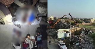 Cei prinşi sub dărâmături au fost salvaţi cu mâinile goale