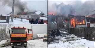 Incendiul s-a extins cu repeziciune