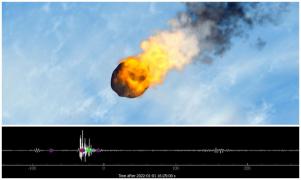 Explozia unui meteorit a cutremurat Pământul, cu forţa a 30 de tone de TNT. Case zguduite ca de seism în SUA