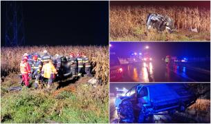 Imagini de coșmar în Neamţ, după un accident înfiorător