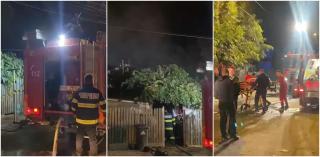 O persoană au murit şi alte 3 sunt grav rănite, după ce casa în care erau a luat foc