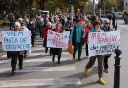 protest în Capitala Republicii Moldova, Chișinău, 12 octombrie 2022