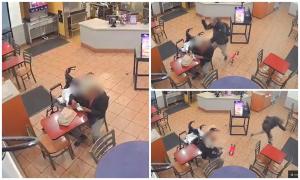 Bărbat înjunghiat într-un restaurant