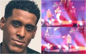 Cântăreţul Mikaben a murit la 41 de ani, după ce s-a prăbuşit pe scenă în timpul unui concert la Paris. Momentul a fost surprins în imagini