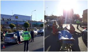 Doi pietoni de 72 şi 74 de ani, loviţi de un şofer pe o stradă din Cluj, în timp ce traversau prin loc nepermis