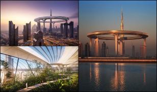 Un inel gigantic ar putea înconjura Burj Khalifa, cea mai înaltă clădire din lume