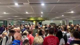 momente de haos pe aeroportul din Bristol