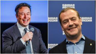 Elon Musk și Dmitri Medvedev, schimb de glume pe seama demisiei lui Liz Truss. "Ne vedem la Moscova, de Ziua Victoriei"