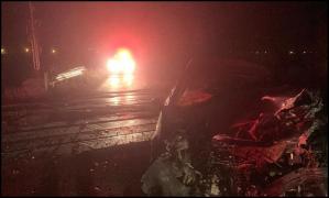 Imagini de la faţa locului