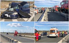 Accident grav pe autostrada A3