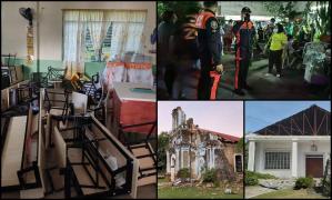 Imagini de la faţa locului