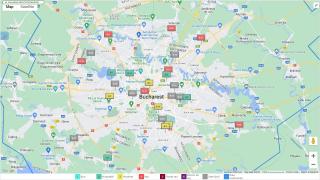 aer poluat în București și mai multe zone din Ilfov