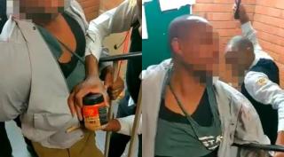 Calvarul la care a fost supus bărbatul s-a oprit doar în momentul în care acesta a căzut la pământ